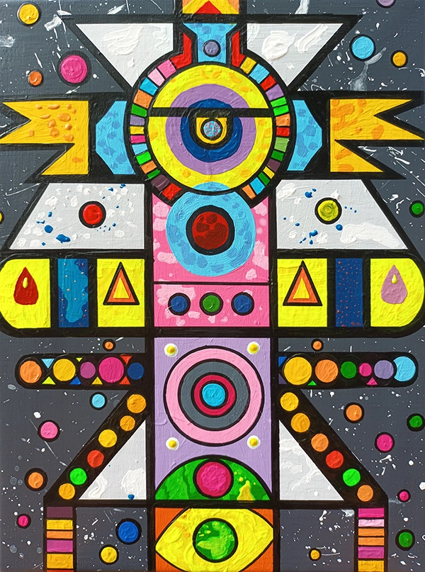 Cyclopsy Abstract Symmetric Portrait