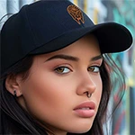 Premium Black Tribal Signature Cap