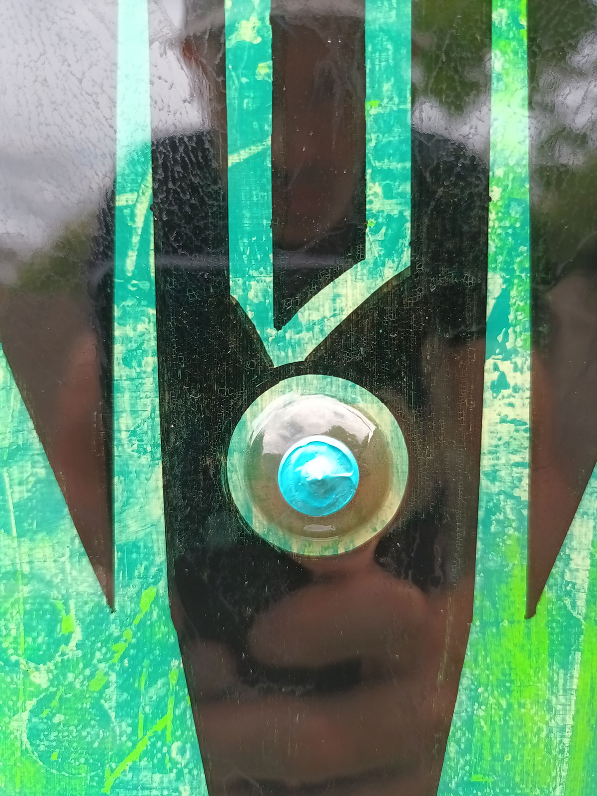 Imperium Viridis (Warden of Flourishing Ambition) – Acrylic on Canvas, 40×30 cm (16in X 12in) - Image 6