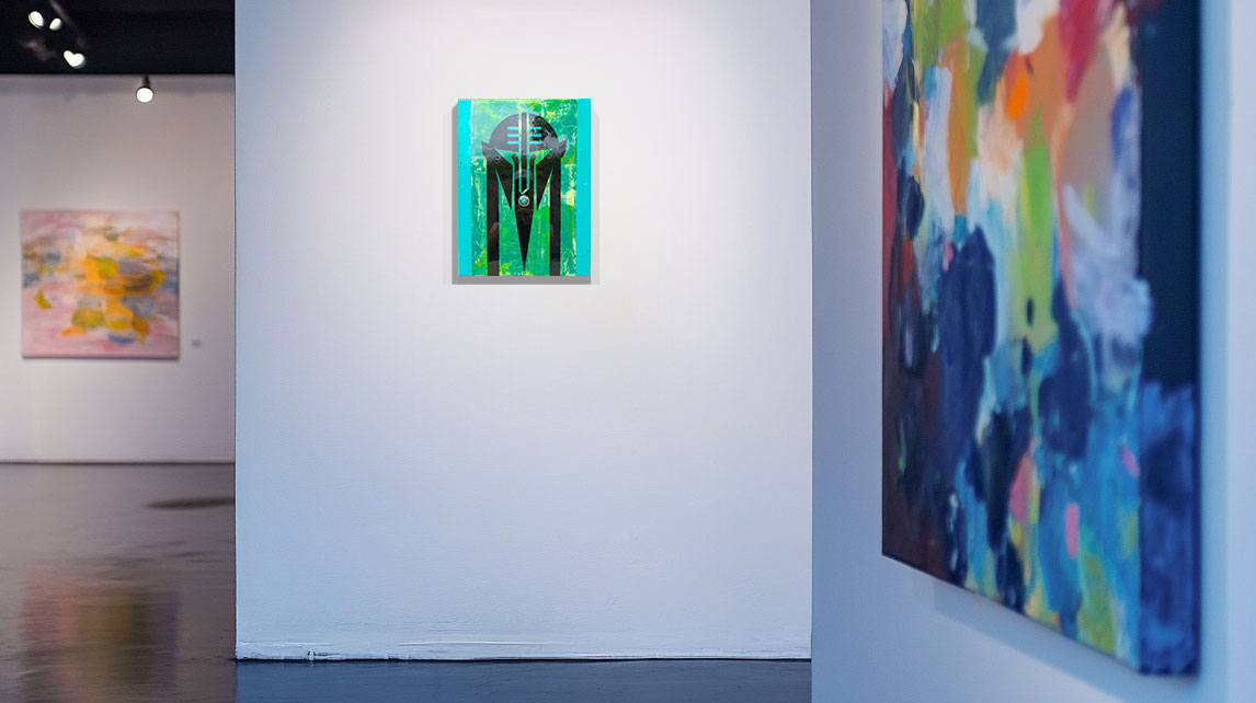 Imperium Viridis (Warden of Flourishing Ambition) – Acrylic on Canvas, 40×30 cm (16in X 12in)