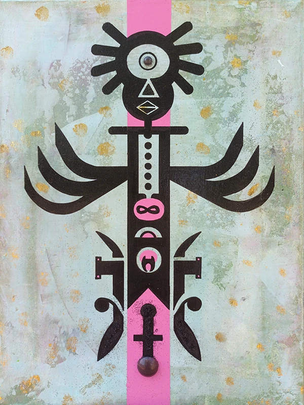 Vectra-Lumenis Abstract interdimensional acrylic painting