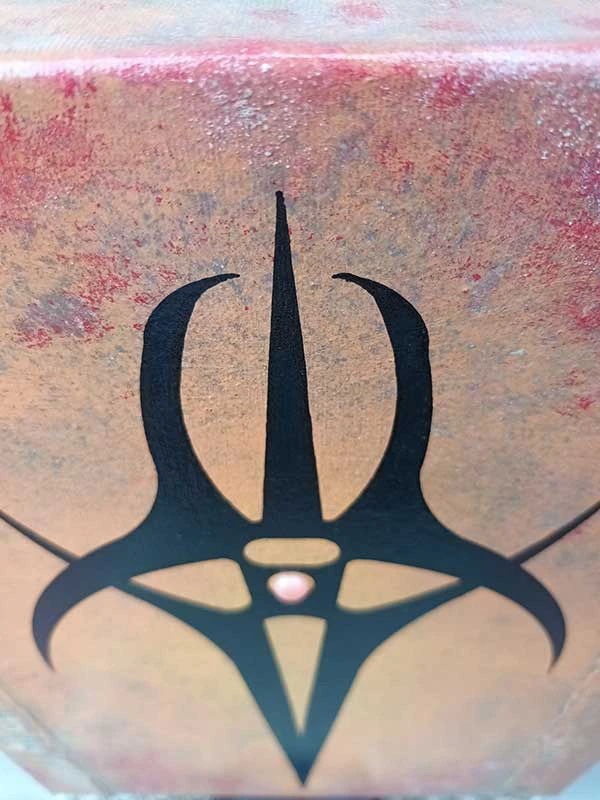 Tenebra Lucentia (Gate of Illuminated Fears) – Acrylic on Canvas, 40×30 cm (16in X 12in) - Image 5
