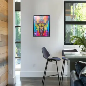 Lumina Samadhi — Limited Edition Framed Print (40 × 30 cm) — Black Frame — Edition of 3