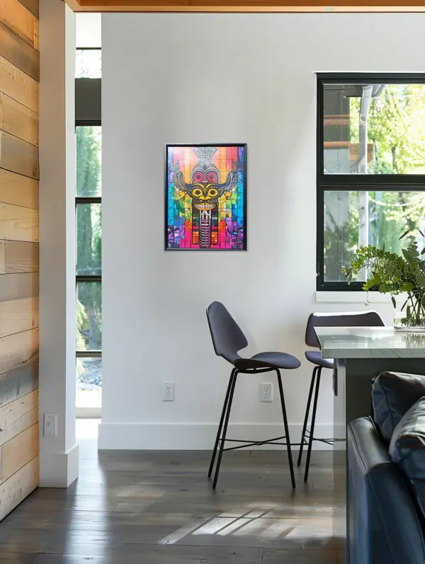 Lumina Samadhi — Limited Edition Framed Print (40 × 30 cm) — Black Frame — Edition of 3