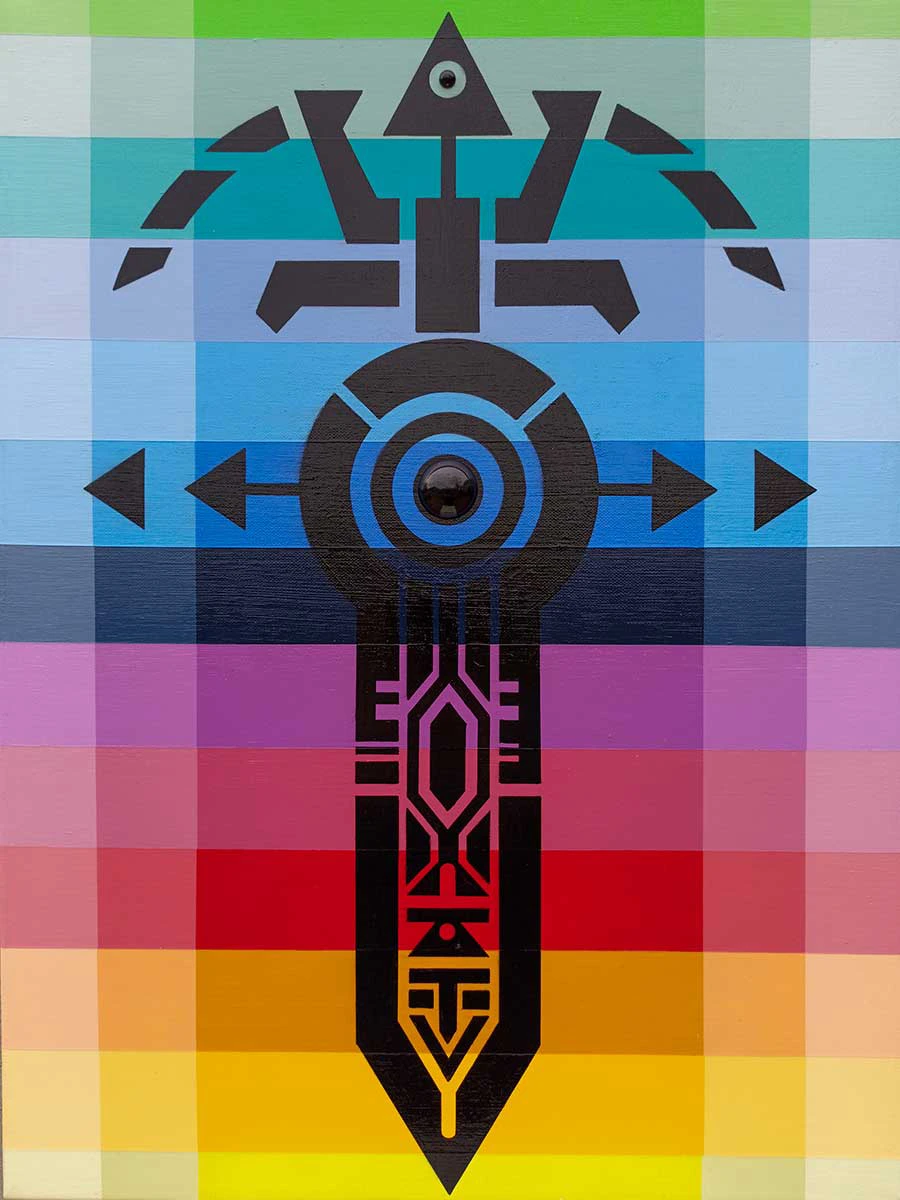 oculus liberatus abstract painting open mind b-josephson